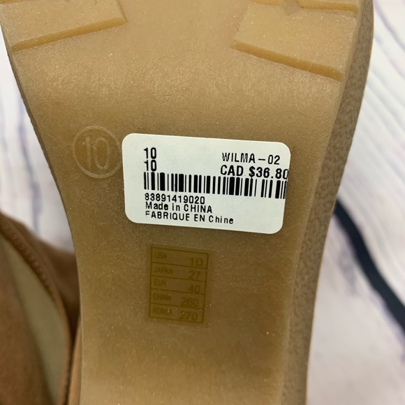 Forever 21 NWT Tan Heeled Booties - Picture 6 of 7